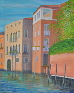 Venedig I - Canale Grande - Öl auf Leinwand - 40x50 cm